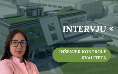 Интервју са Јованом Пантовић, струковним инжењером заштите животне средине и инжењером контроле квалитета